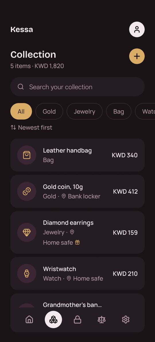 Kessa — screen 2